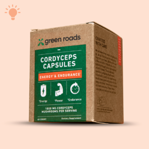 Green Roads Cordyceps Energy & Endurance Mushroom Capsules - (60ct)