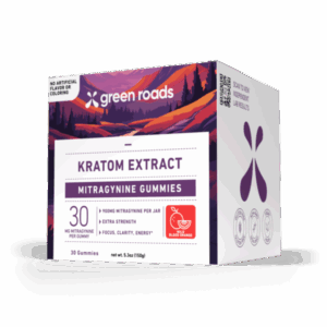 Green Roads Mitragynine (Kratom) Gummies (30ct) Blood Orange